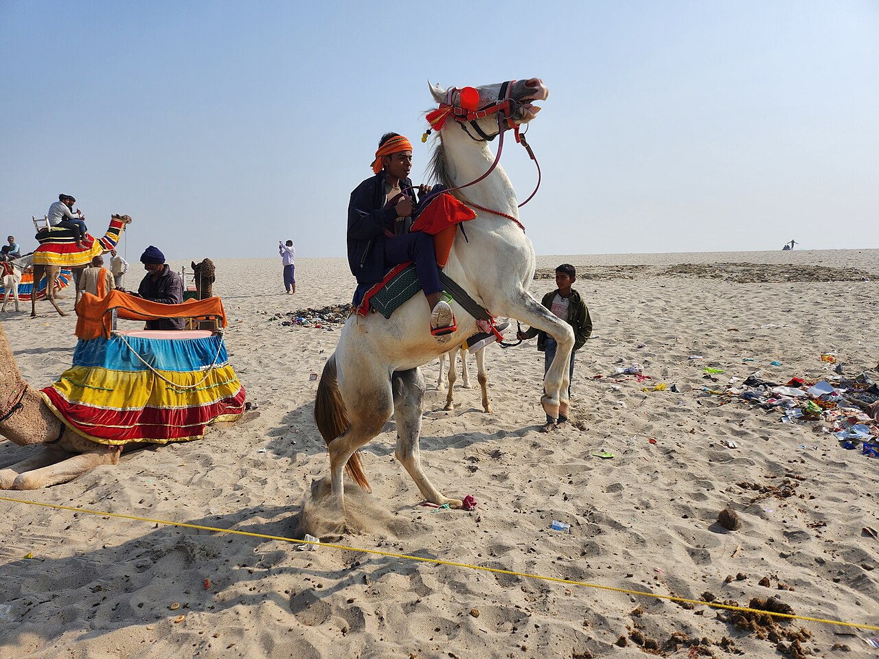 horse riding