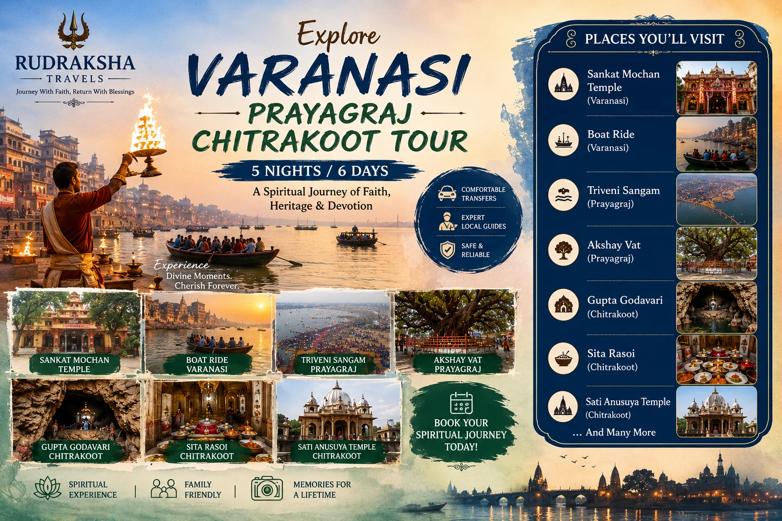 varanasi - Prayagraj - Chitrakoot Tour